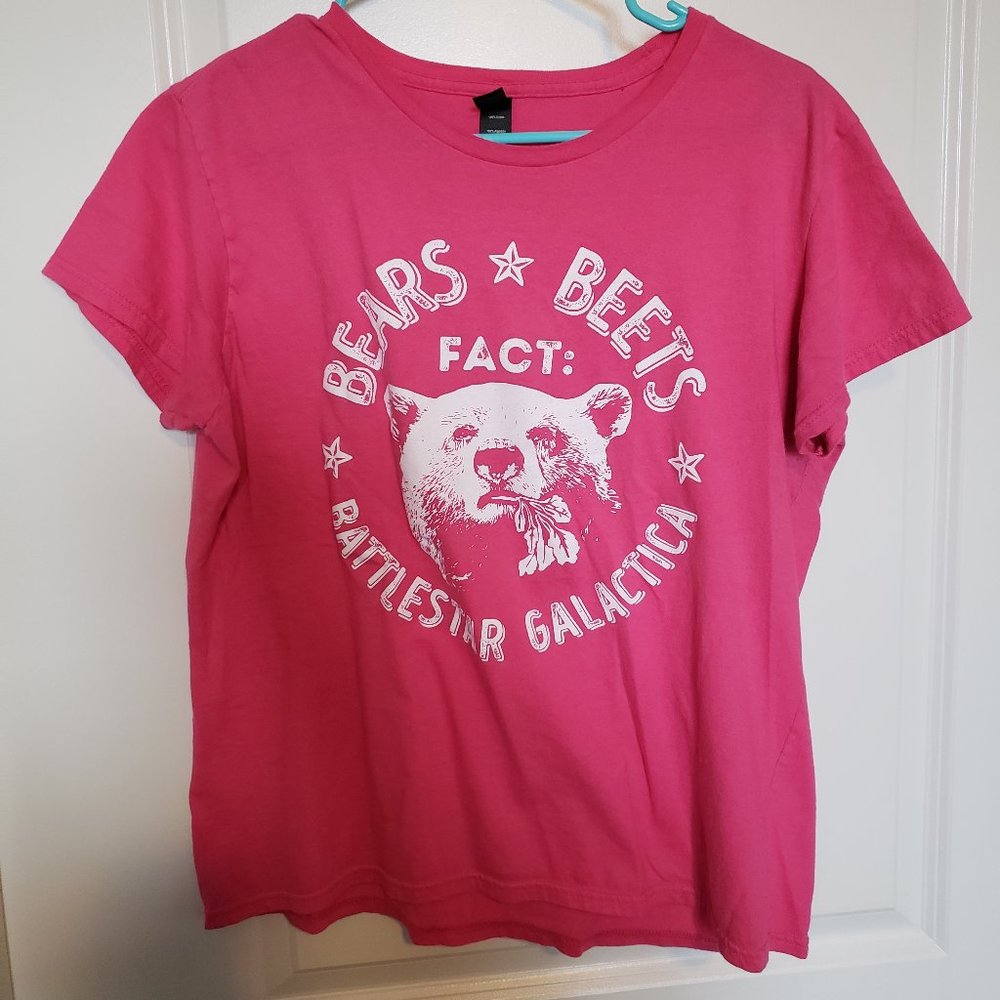 BEARS BEETS BATTLE STAR GALACTICA T-Shirt